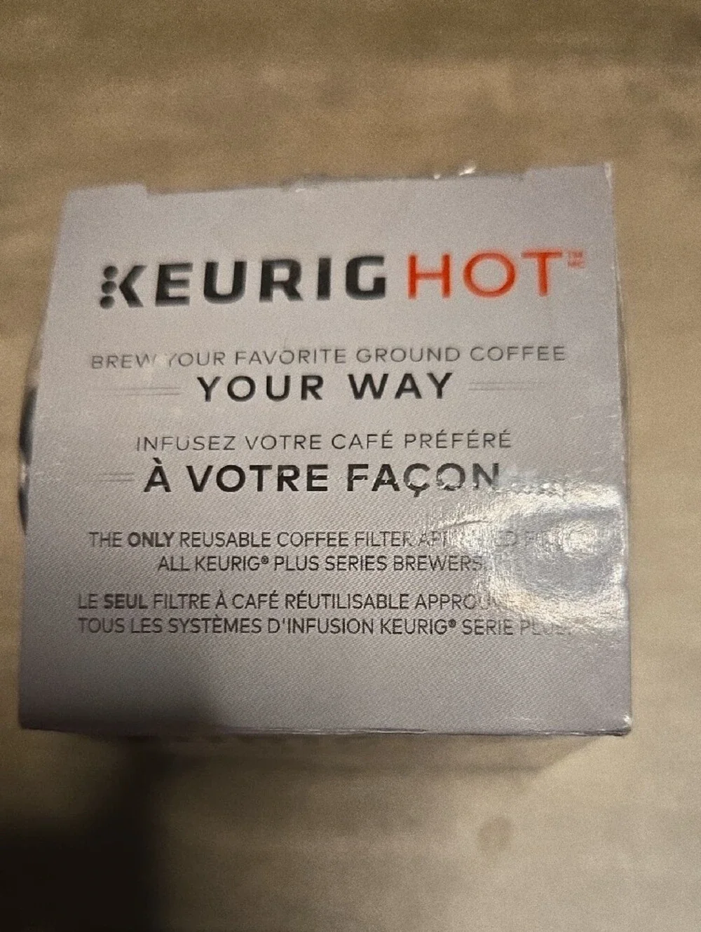 Keurig Hot 2.0 My K-Cup Reusable Coffee Filter - Black with Red Accent